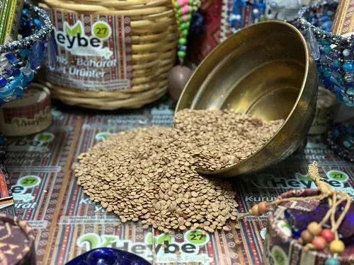 Yesil Mercimek 1Kg - Grüne Linsen 1Kg - Heybe27